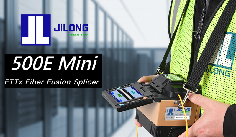 Jilong 500E mini máquina de fusão de fibra está chegando